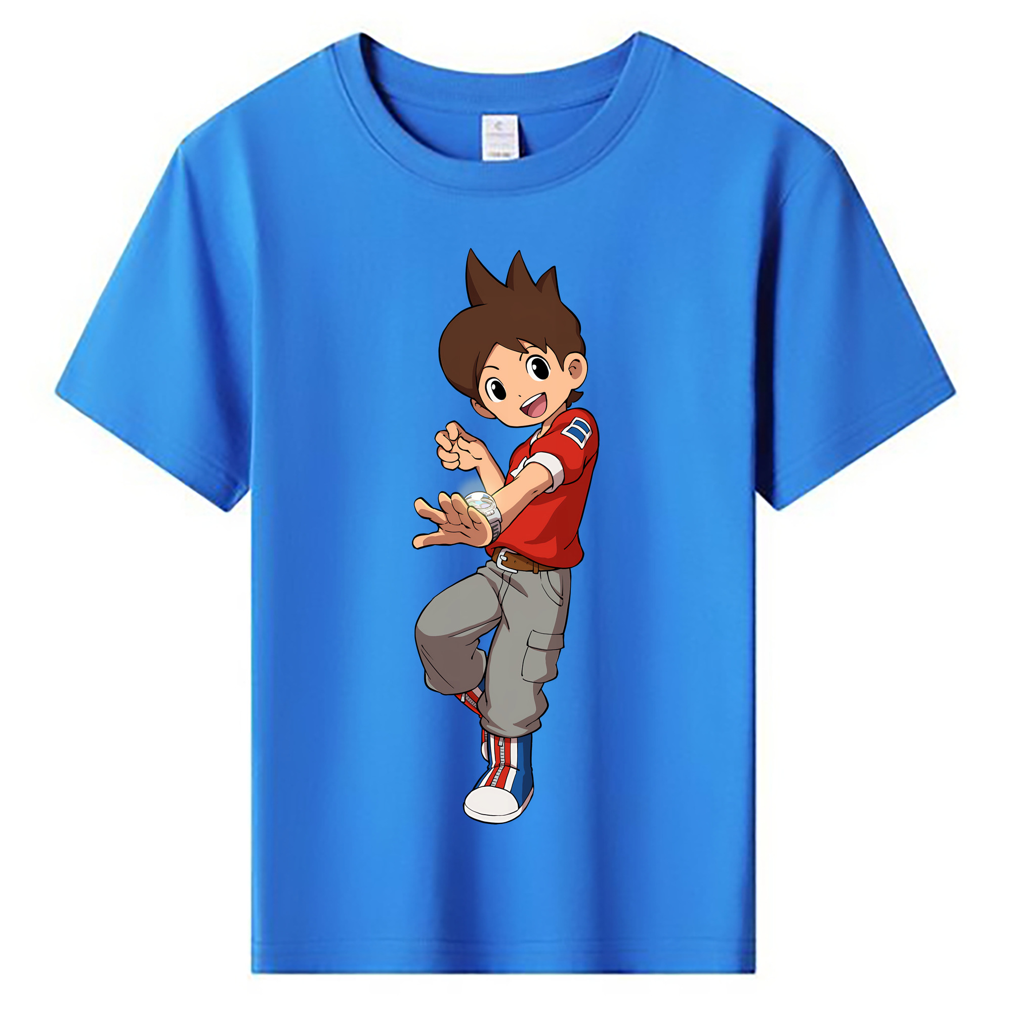 （画像用） 妖怪ウォッチ Yo-kai Watch 綿100％キッズTシャツ（フロントプリント）